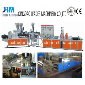 PVC/UPVC Corrugated/Waved Roofing Tiles/Sheets Extrusion Machine